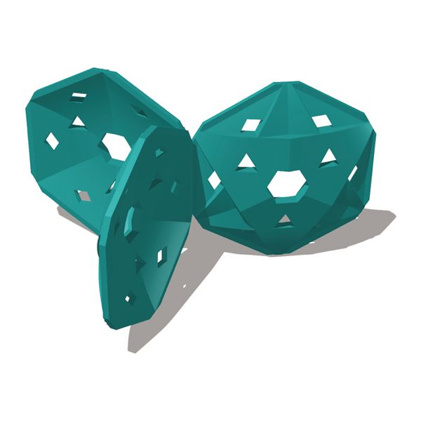 Triple Hexagon Plastic Climber by Sii AAA State of Play