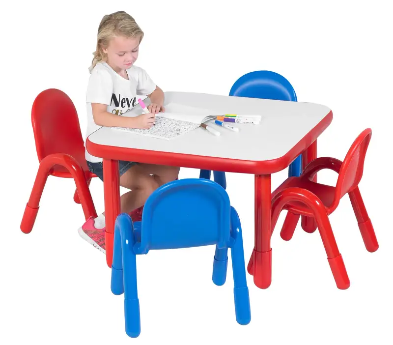 Angeles BaseLine Square Table & Chair Set - Thumbnail 4