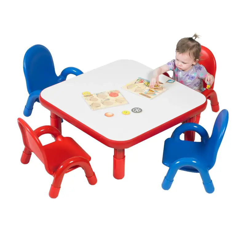 Angeles BaseLine Square Table & Chair Set - Thumbnail 5