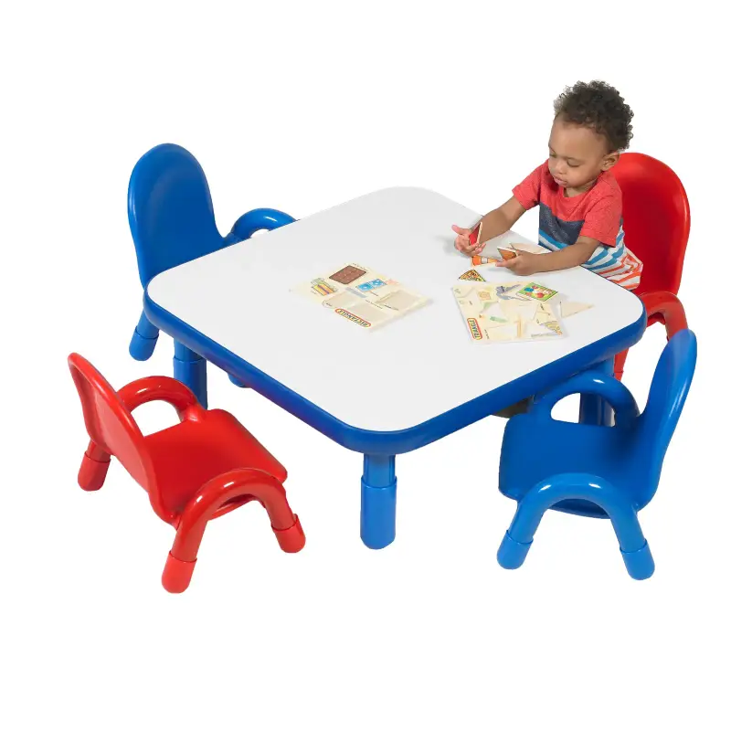 Angeles BaseLine Square Table & Chair Set