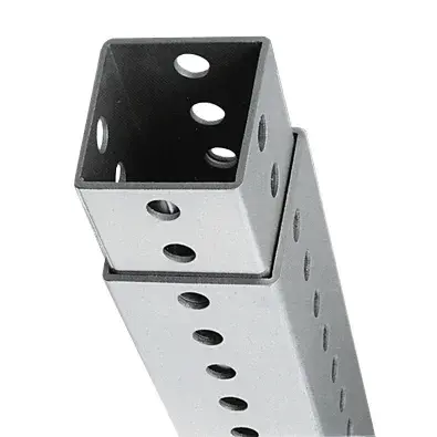 8-Feet Galvanized Steel Telescopic Square Post