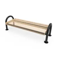 MyTCoat Expanded Metal Pipe Frame Bench without Back