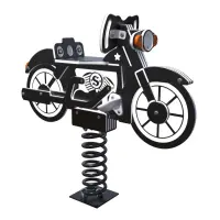 1 Seat Police Motorcycle Spring Rider