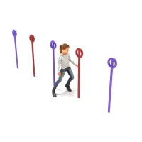 Agility Pole Course - Set of 5