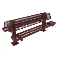 MyTCoat Expanded Metal Double Bench with Square Posts