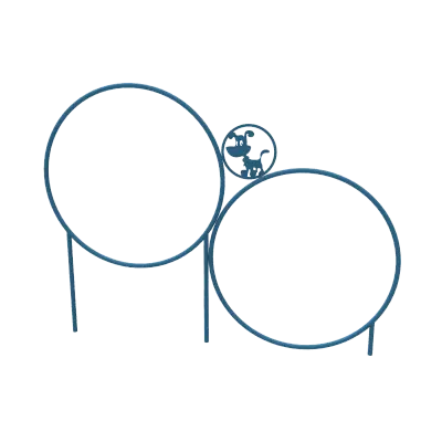 MyTCoat Two Hoop Puppy Jump