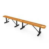 MyTCoat Expanded Metal Park Bench without Back