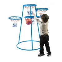 Angeles 4-Rings Basketball Stand with Storage Bag