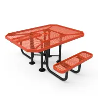 MyTCoat Expanded Metal Portable Frame Octagon Table