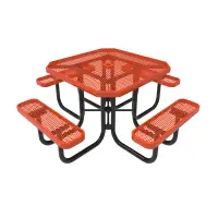 MyTCoat Expanded Metal Portable Frame Octagon Table