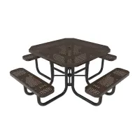 MyTCoat Honeycomb Steel Portable Frame Octagon Table
