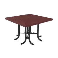 MyTCoat Honeycomb Steel Square Patio Table
