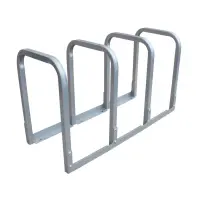 U-Lockit Bike Rack, 4 Hoop - 8 Bike Capacity