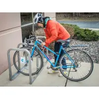 U-Lockit Bike Rack, 4 Hoop - 8 Bike Capacity