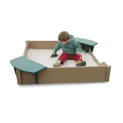 Tot Town Small Sandbox with Seats