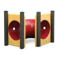 Freestanding 90° Tunnel with Mini Posts