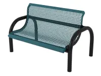 Modern Standard Style Park Bench With Back