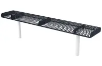 Essentials - Rolled Style Park Bench Without Back