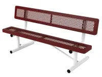Regal Style Park Bench With Back