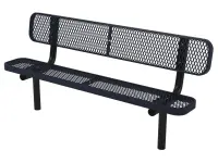 Basic - UltraLeisure Style Park Bench With Back