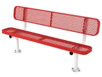 Basic - UltraLeisure Style Park Bench With Back