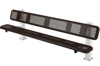 Essentials - Perforated Style Square Frame Park Bench