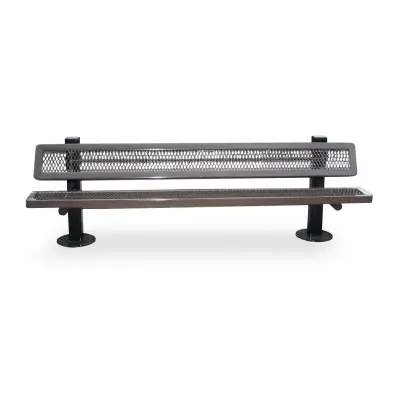 Essentials - Regal Style Square Frame Park Bench