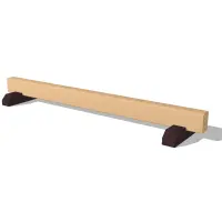 6 feet Anchored Balance Beam