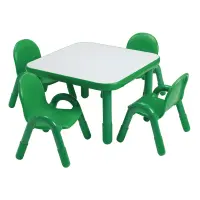 Angeles BaseLine Square Table & Chair Set