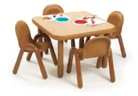 Angeles BaseLine Square Table & Chair Set