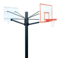 Steel Dual Playground Basketball System