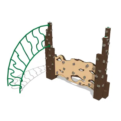 Bear Mountain Recycled Playground Climber
