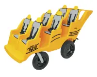 Angeles Bye-Bye Bus 6-Passenger Stroller