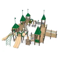 Castle Court Recycled Plastic Playsystem