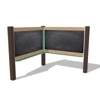 Double Outdoor Magnetic Chalkboard