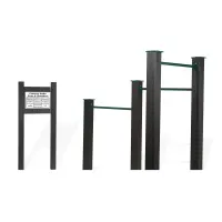 4-Station Recycled Plastic Fitness Station