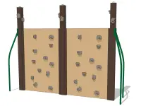 Double Rock Wall Recycled Two-Sided Panel Climber