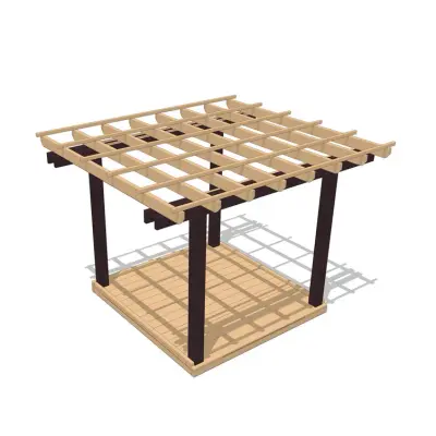 Drama Deck with Trellis