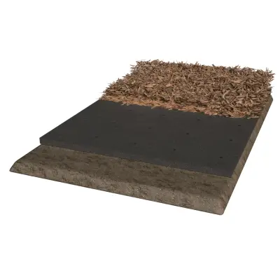 Foam Drain Tiles for Mulch