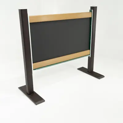 4 Feet Long Outdoor Magnetic Chalkboard