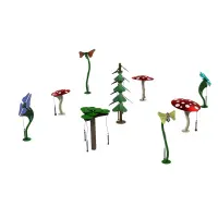 Botanical Garden Ensemble (includes Tenor Tree, Lilypad Cymbals, Mushrooms, Flowers and Butterflies)