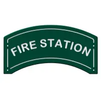 Freestanding Fire Station Panel