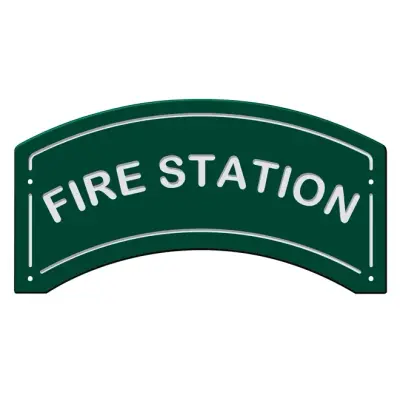 Freestanding Fire Station Panel
