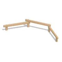 6 foot Long Graduated Height Balance Beams (Set of 3)