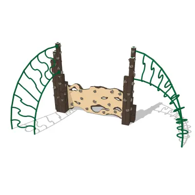 Half Dome Climbing Unit with Recycled Plastic