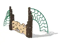 Half Dome Climbing Unit with Recycled Plastic