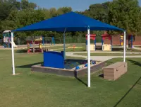 Square Shade Shelter with 10 feet high Entrance Height