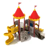 Court of Kids Play Structure