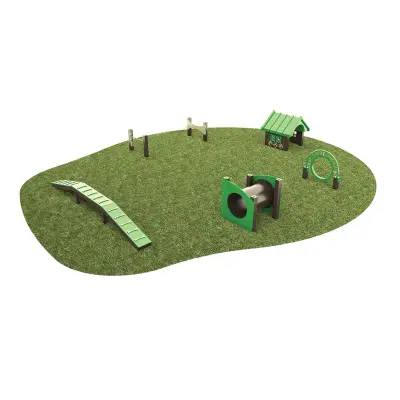 Master Companion Recycled Plastic Dog Park Play Equipment
