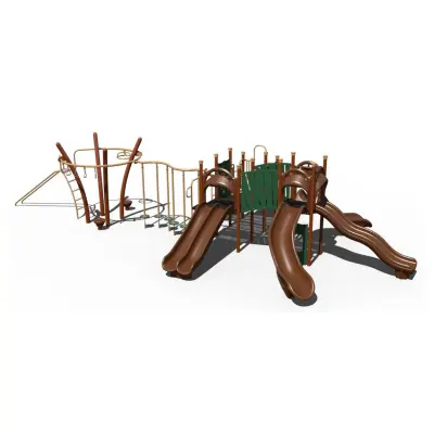 Chute the Rapids Playground Structure